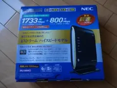 NEC Aterm WG2600HP2　無線LANルーター