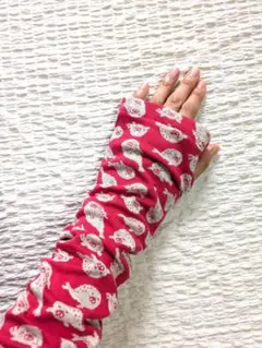 ☆maffon良質生地使用☆アームカバー、あざらし