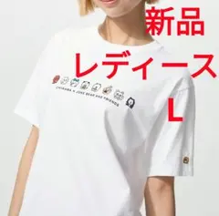 UT　ちいかわ×ナガノのくま　レディースLサイズ