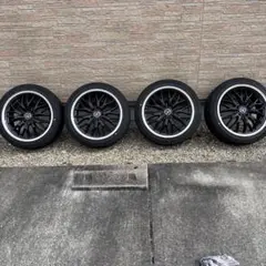 謎*号様 632 LOXARNY ロクサーニ １８インチホイールタイヤセット 632 LOXARNY ロクサーニ PROGRESS 中古ホイール 4本 7.5J 18