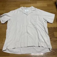 WEWILL オープンカラー シャツ ベージュ 2