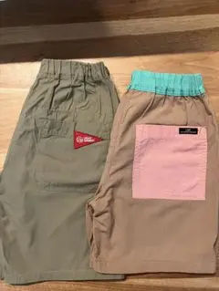 マーキーズ　ハーフパンツ２枚セット　１３０