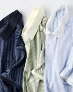 UNIQLO ユニクロドライカノコボーダーポロシャツ