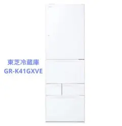 【中古品】東芝 冷蔵庫 410L 左開き5ドア GR-K41GXVE ホワイト