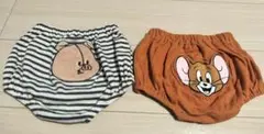 futafuta　かぼちゃパンツ　ジェリー　ぶた　ボーダー　ベビー　赤ちゃん