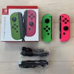 【超美品】Joy-Con (L) / (R) セット グリーン ピンク スプラ