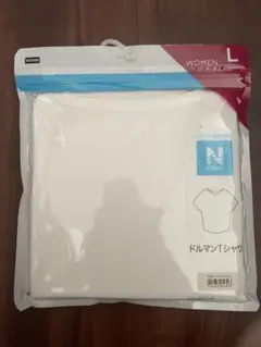 新品　ニトリ　Nクール　ドルマン Tシャツ L 接触冷感　白