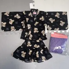 浴衣ドレス　くま
