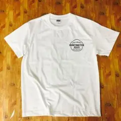 新品 胸ロゴ カリフォルニア Tシャツ 白 サーフ系 綿100 XL
