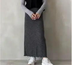HOWDY kira kira lame skirt GLAY Mサイズ