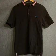 FRED PERRY ブラック ポロシャツ M