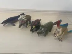 【アニア】恐竜フィギュア5.体セット