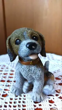 犬の置物 約10cm