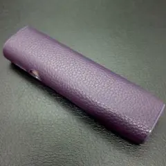 ■アイコス イルマ i ワン ケース iqos iluma one用 シボ 紫Q