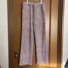 NATURAL MEMORY イージーチェックパンツ