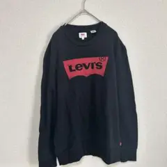 LEVI’S リーバイス スウェット トレーナー JAPANサイズM メンズ　黒