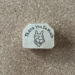 thank youうさぎ　消しゴムはんこ