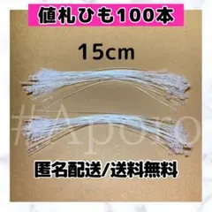 値札ひも 100本 タグファスナー ループロック ループピン もやし えのき