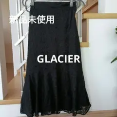 新品♡GLACIER 黒レース フレアスカート
