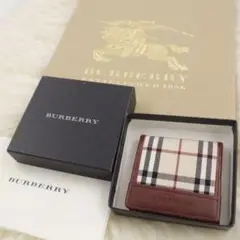 【極美品✨箱付き/現行モデル】BURBERRY 小銭入れ ノバチェック 人気