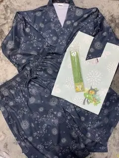 ポケモン　甚兵衛&扇子&片手通しバッグセット　お祭り