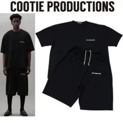 美品 COOTIE ドライテックTシャツ ショートパンツ セットアップ ブラック