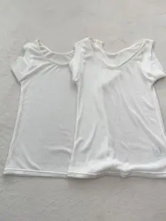 脇汗吸収パッド付き肌着新品2枚