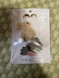 新品　MIMI &LUNA ヘアピン　うさぎ
