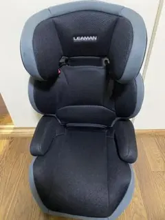 美品　LEAMAN ハイバックジュニアシート グレー