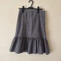 phillip lim チェック柄 フレアスカート