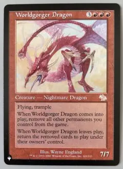 mtg 世界喰らいのドラゴン　ジャッジメント　FOIL Worldgorger Dragon | Judgment Foil | Card Kingdom