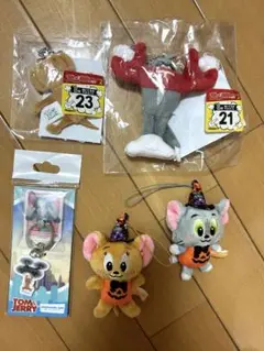 トムとジェリー ハロウィン マスコット スマートフォンリング ぬいぐるみ