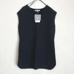 新品　UNIQLO mame マメ　3Dノースリーブ セーター　ブラック　M