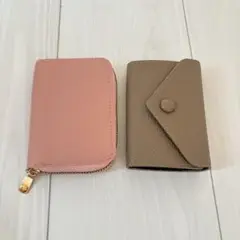 Shein シーイン　財布　ウォレット　ピンク　ベージュ　グレージュ