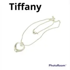 【美品】Tiffany ティファニー ハートネックレス シルバー