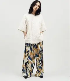 Aphlotus ジャガードビッグシャツ　M
