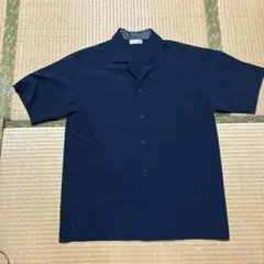 ルコック スポルティフ　SOLOドライタッチ オープンシャツ　ネイビー　XL