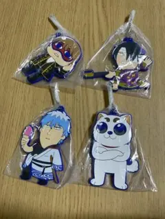 銀魂×大川ぶくぶ オシャンティ♡ラバーマスコット　銀時　定春　沖田　高杉　セット