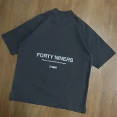 TFW49 MOCKNECK T モックネック XL チャコール　Tシャツ