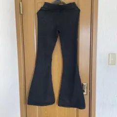 FOREVER 21 ブラックブーツカットデニム XS