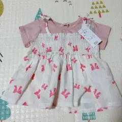 リボン柄チュニック 100cm