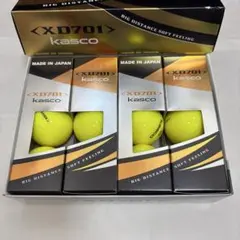 【新品未使用】Kasco XD701 ゴルフボール 2ピース イエロー キャスコ