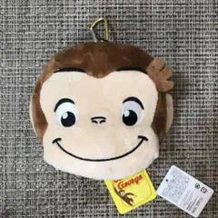 おさるのジョージ　フェイスリール　パスケース