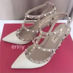 VALENTINO♡ヴァレンティノ♡ロックスタッズ ストラップ パンプス36.5