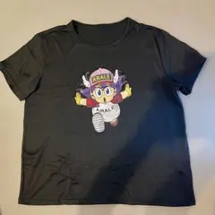 新品未使用品　アラレちゃん　Tシャツ　黒　2xl