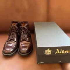 Alden オールデン #45408 コードバン・モックトゥブーツ 超美品・８Ｄ