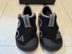 【美品】adidas ベビーサンダル 14cm ブラック キッズ ※箱なし