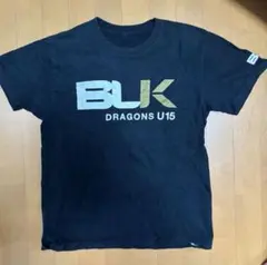 DRAGONS U15 BLKラグビーＴシャツ 黒色　コットン