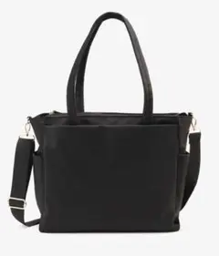 【美品】アフタヌーンティー 無重力トートバッグ Afternoon tea 黒