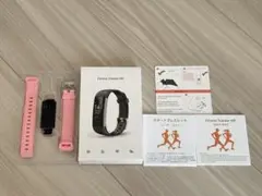 スマートウォッチ Fitness Tracker HR ピンク